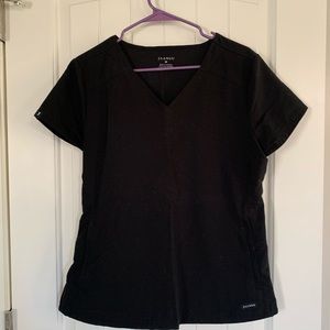 Black scrub top